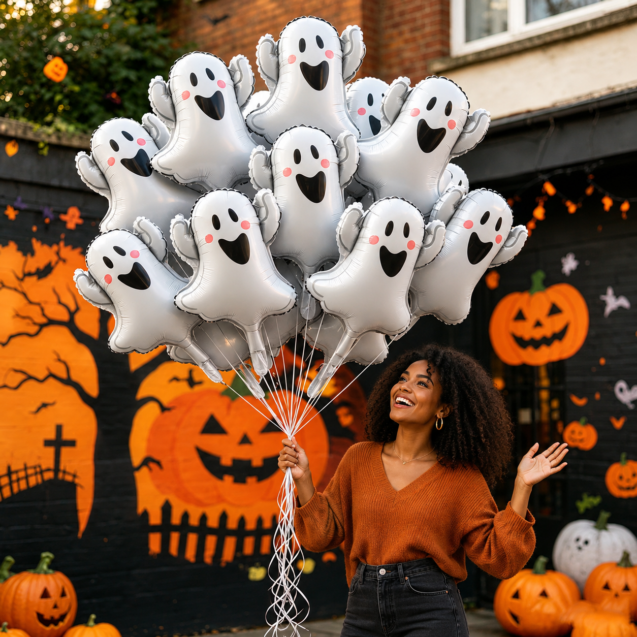 Halloween themed balloon creations