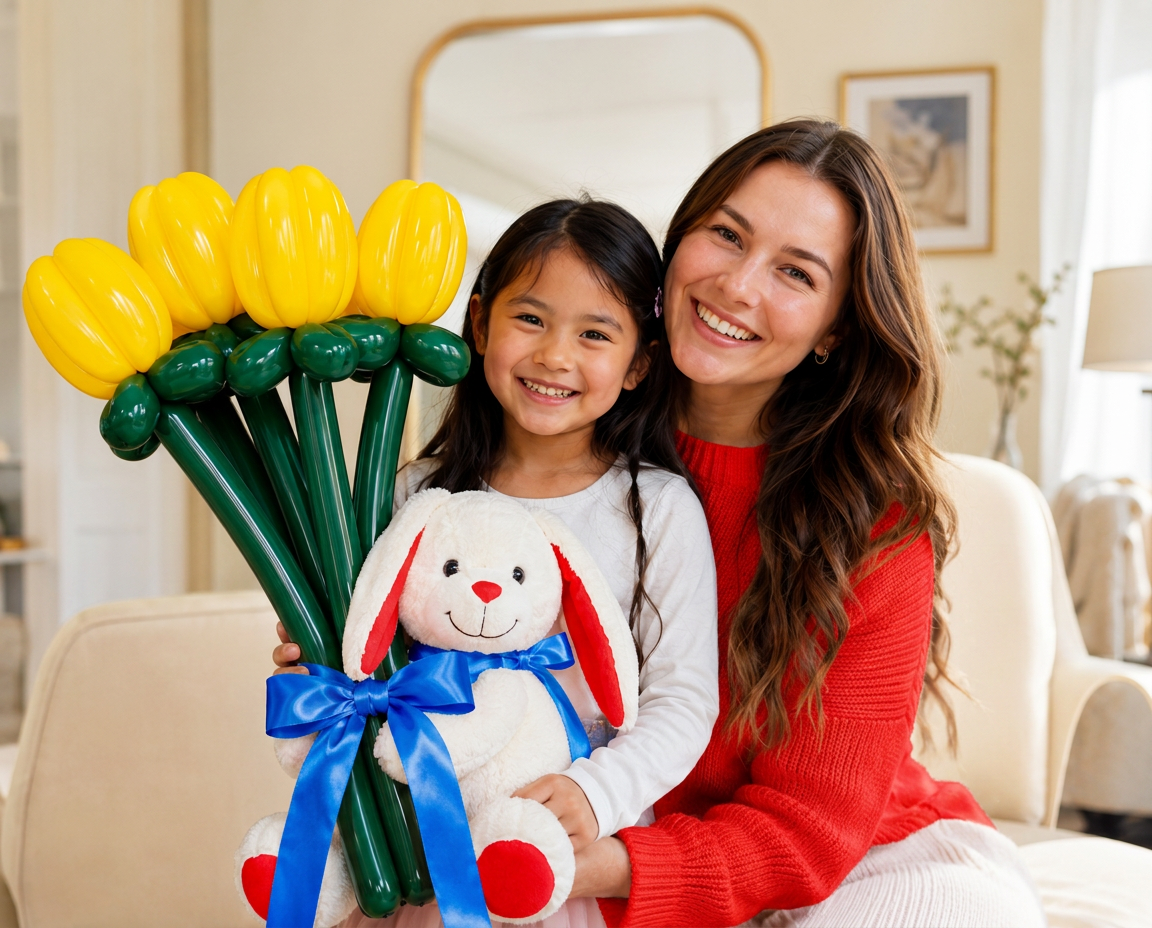 Easter themed balloon creations